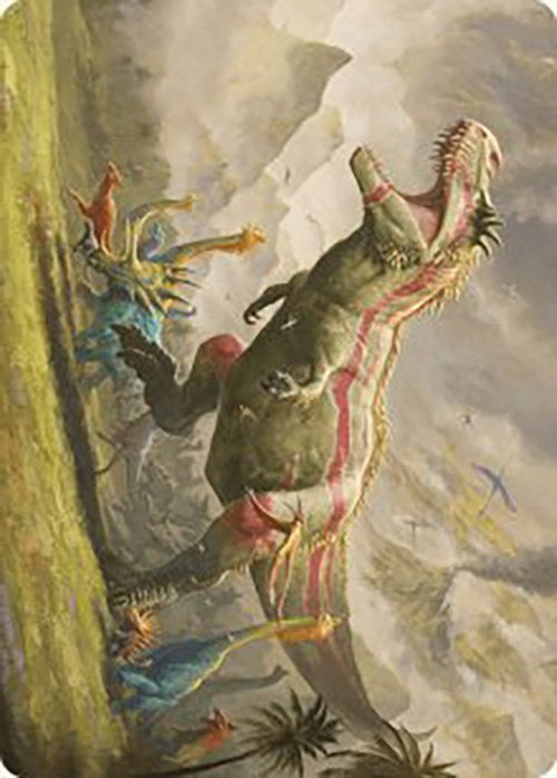 Ghalta, Stampede Tyrant Art Card [The Lost Caverns of Ixalan Art Series] | North Valley Games