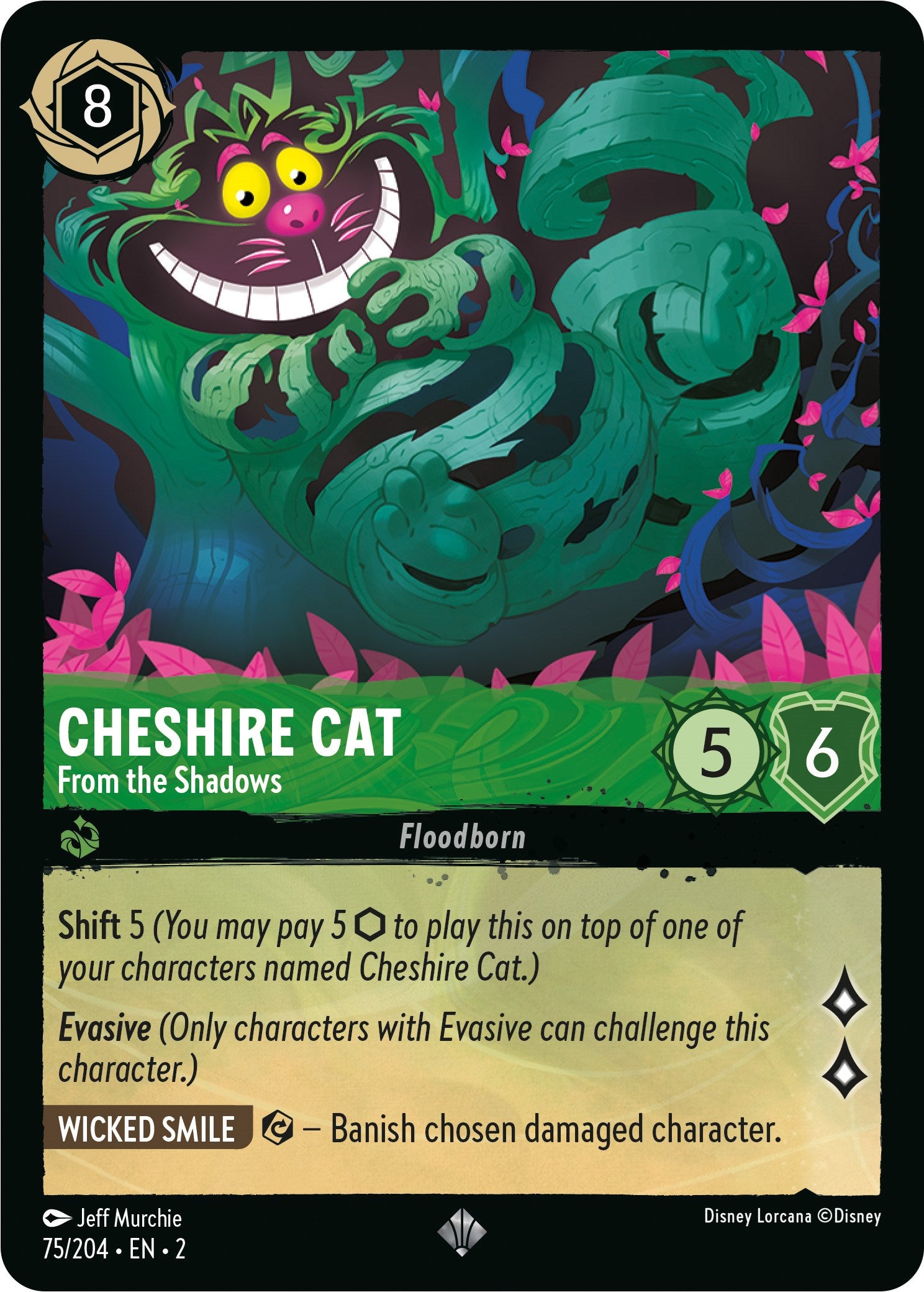 Cheshire Cat - From the Shadows (75/204) [Rise of the Floodborn] | North Valley Games