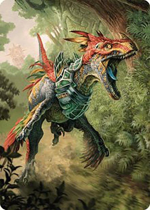 Dinosaur Token Art Card [The Lost Caverns of Ixalan Art Series] | North Valley Games