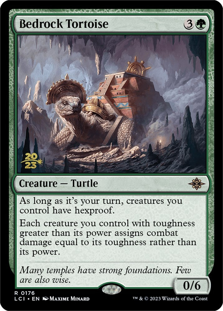 Bedrock Tortoise [The Lost Caverns of Ixalan Prerelease Cards] | North Valley Games