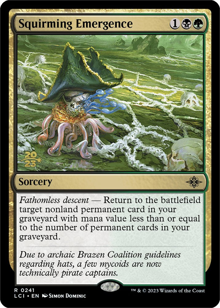 Squirming Emergence [The Lost Caverns of Ixalan Prerelease Cards] | North Valley Games