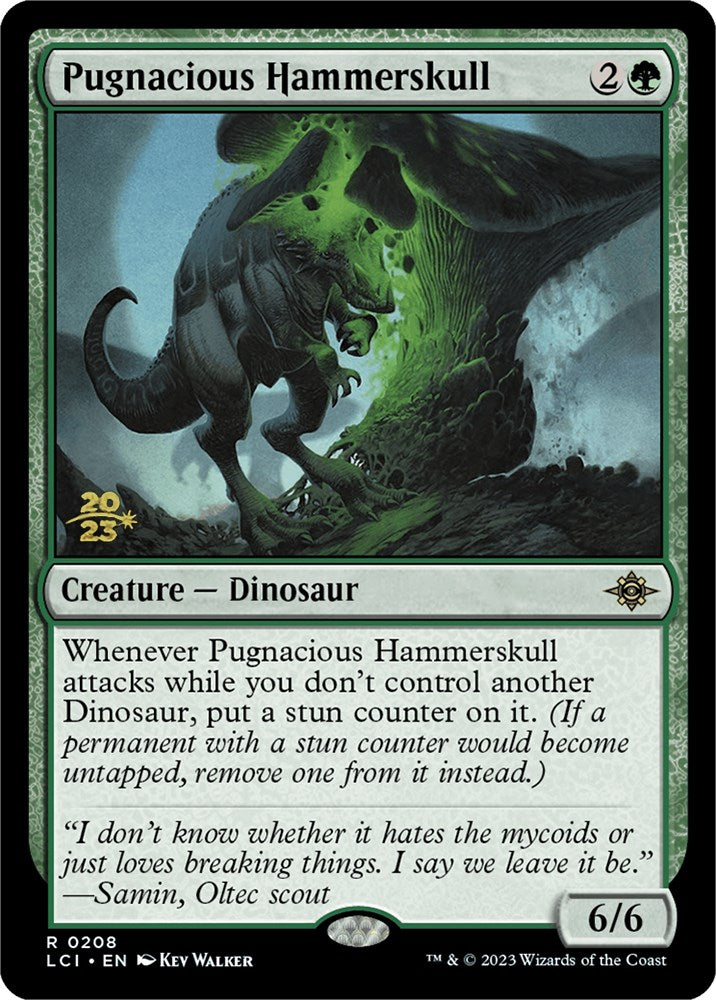 Pugnacious Hammerskull [The Lost Caverns of Ixalan Prerelease Cards] | North Valley Games