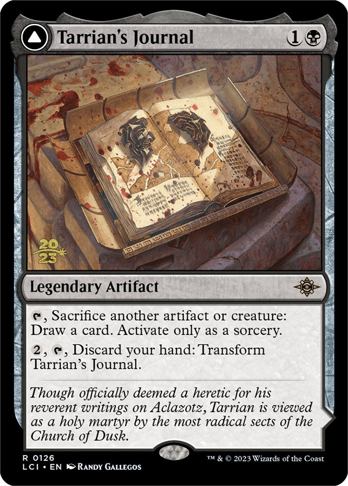 Tarrian's Journal // The Tomb of Aclazotz [The Lost Caverns of Ixalan Prerelease Cards] | North Valley Games