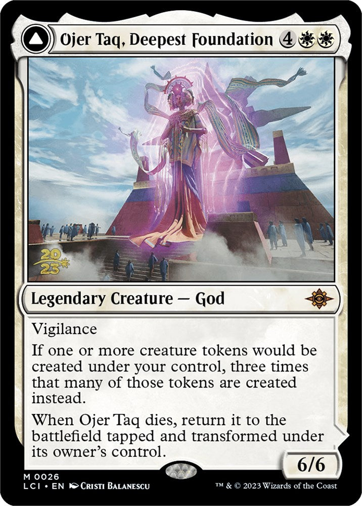 Ojer Taq, Deepest Foundation // Temple of Civilization [The Lost Caverns of Ixalan Prerelease Cards] | North Valley Games