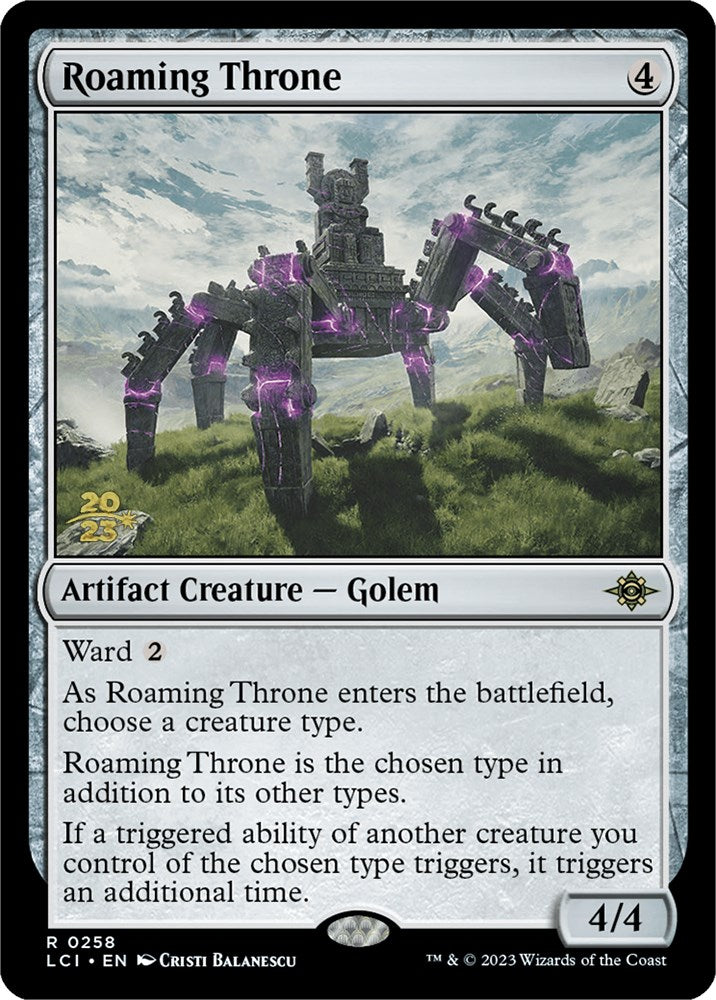 Roaming Throne [The Lost Caverns of Ixalan Prerelease Cards] | North Valley Games