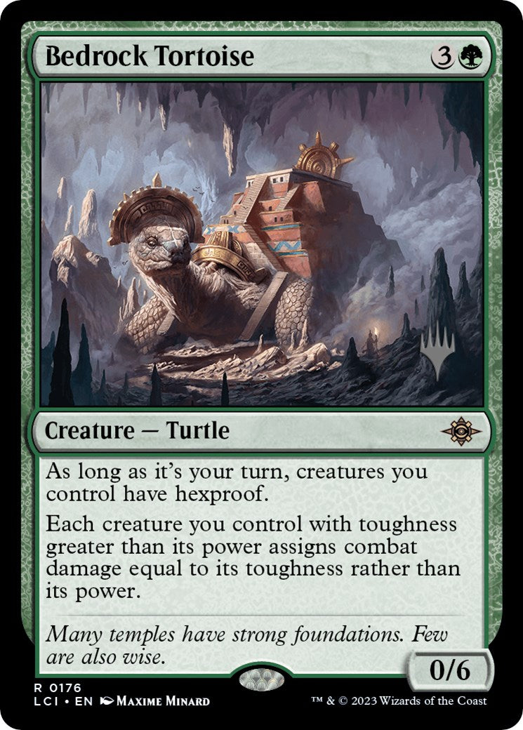 Bedrock Tortoise (Promo Pack) [The Lost Caverns of Ixalan Promos] | North Valley Games
