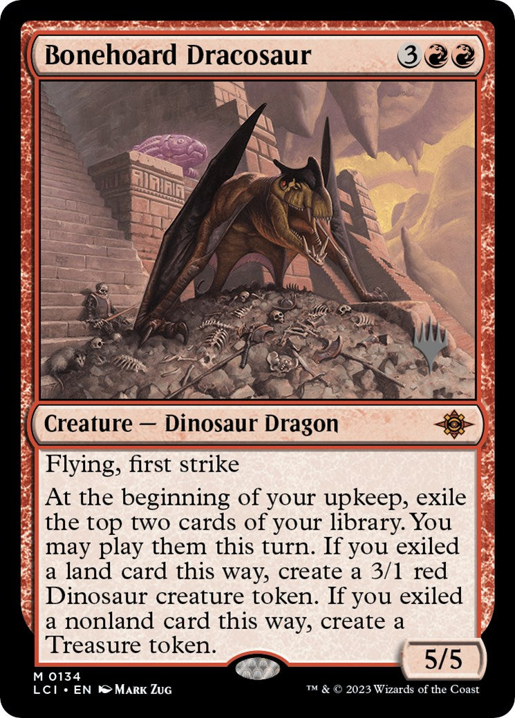 Bonehoard Dracosaur (Promo Pack) [The Lost Caverns of Ixalan Promos] | North Valley Games