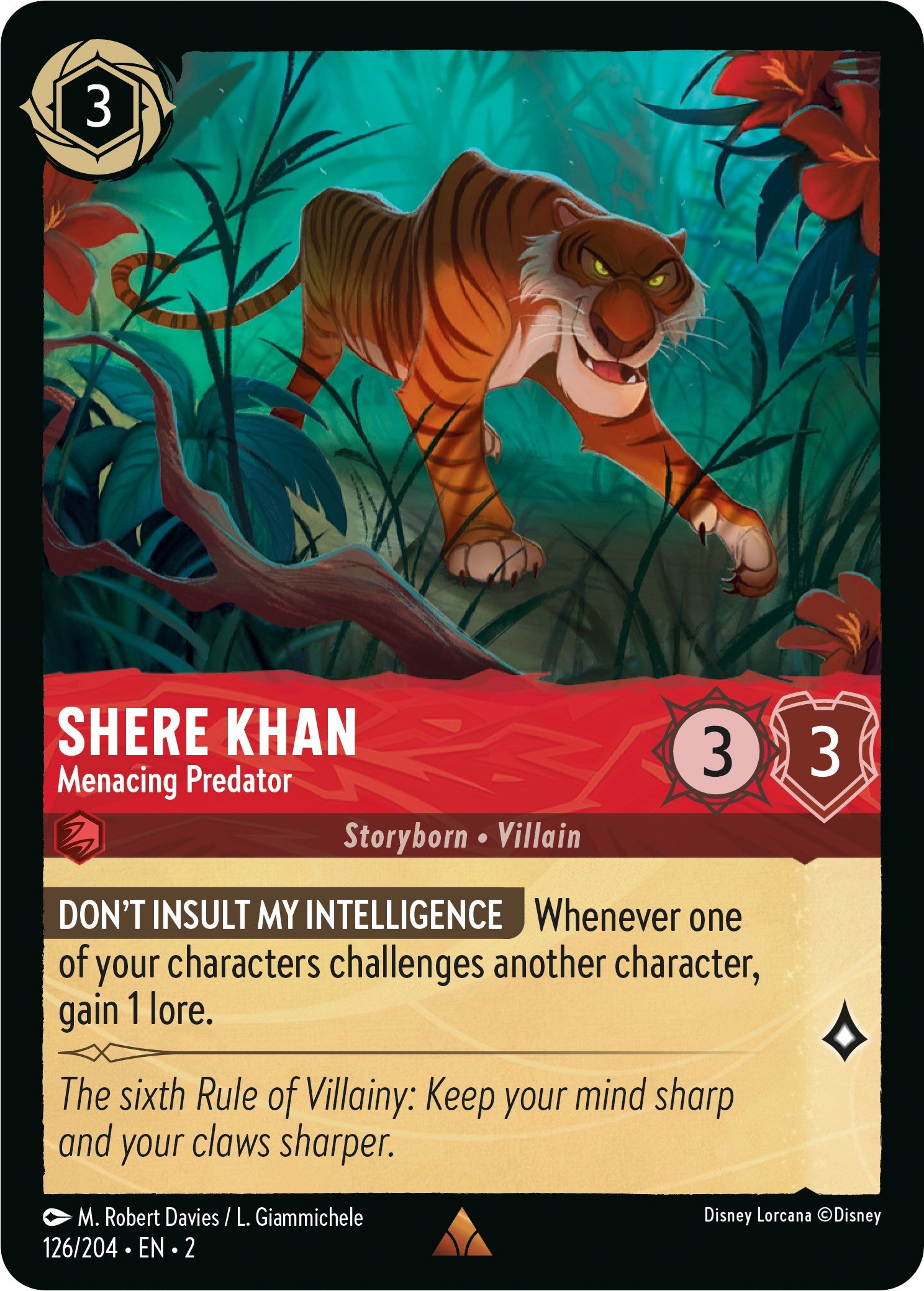 Shere Khan - Menacing Predator (126/204) [Rise of the Floodborn] | North Valley Games
