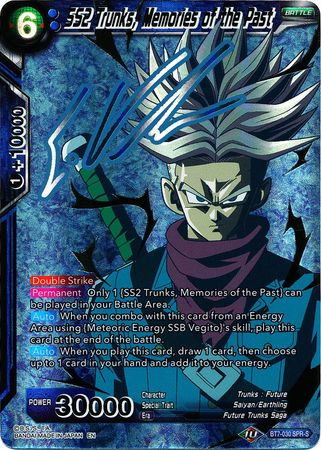 SS2 Trunks, Memories of the Past (SPR Signature) (BT7-030) [Assault of the Saiyans] | North Valley Games