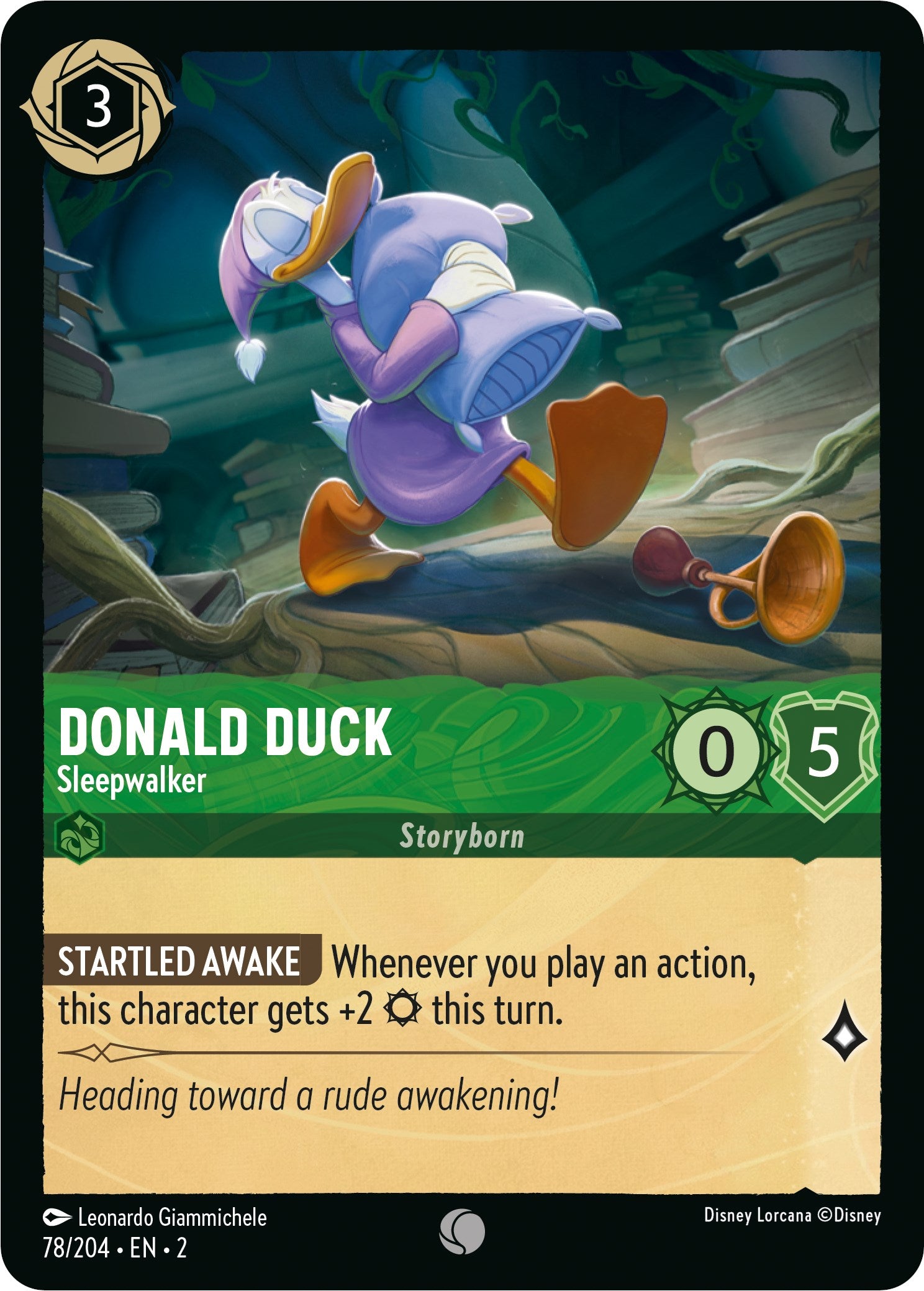 Donald Duck - Sleepwalker (78/204) [Rise of the Floodborn] | North Valley Games
