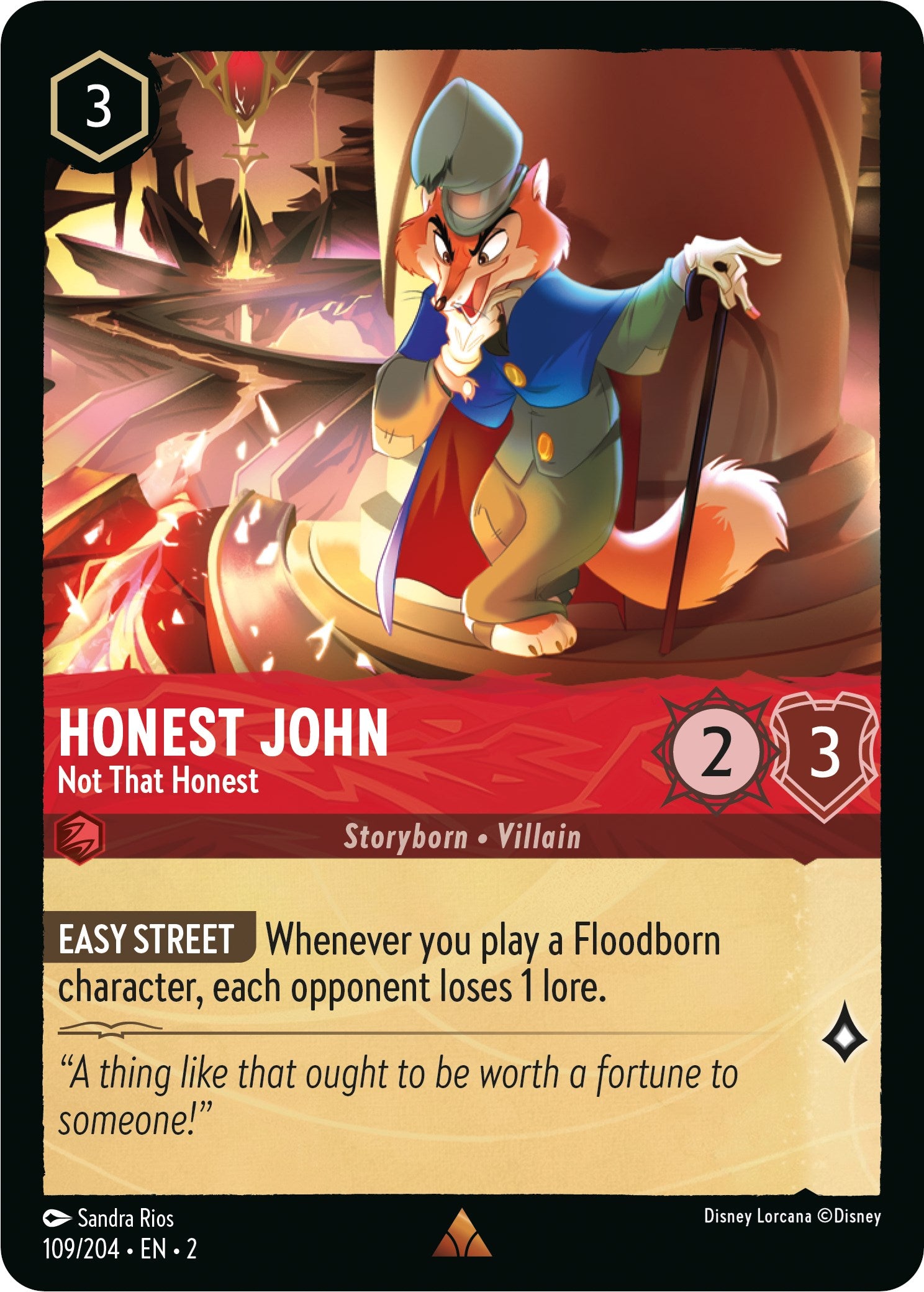 Honest John - Not That Honest (109/204) [Rise of the Floodborn] | North Valley Games