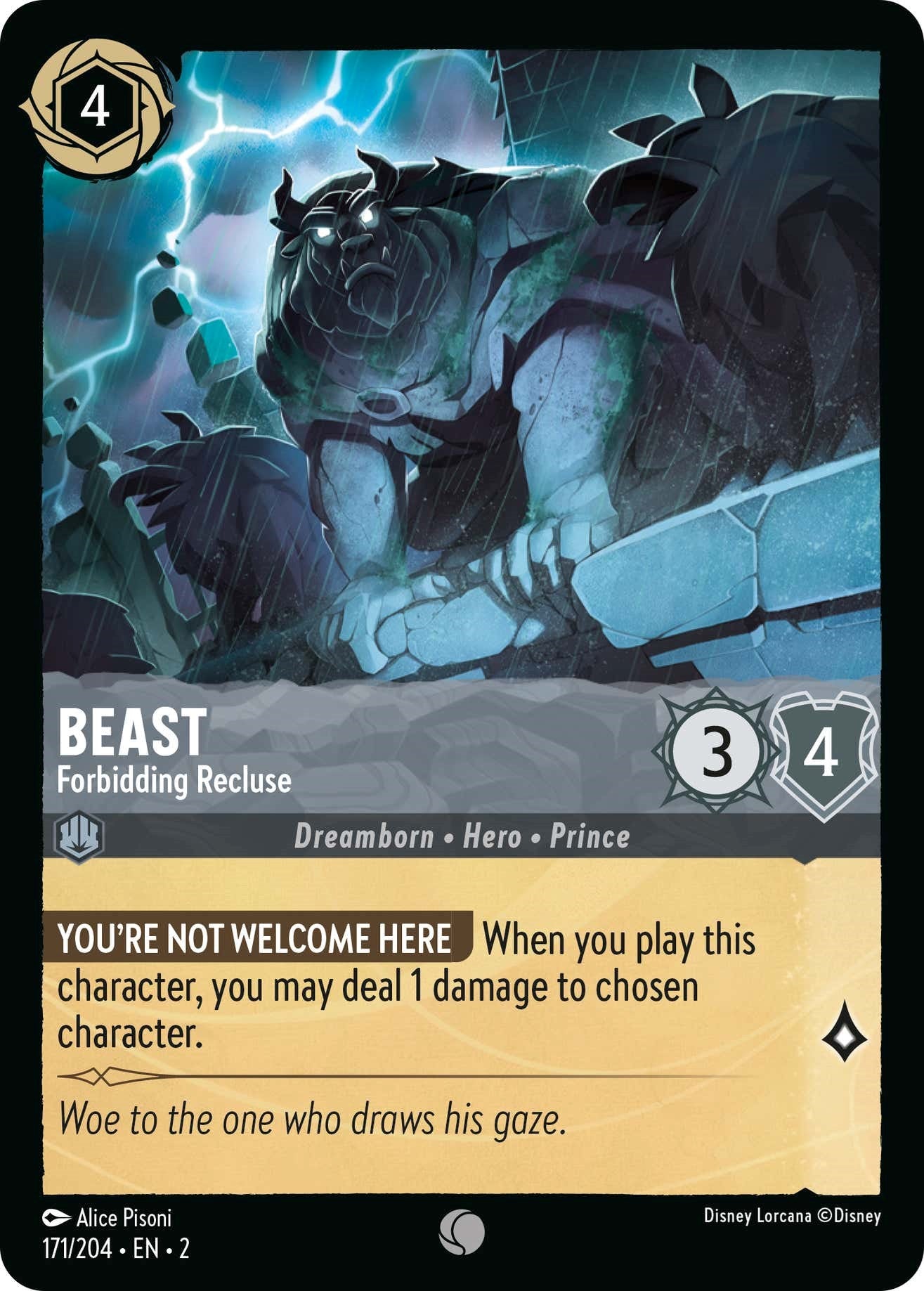 Beast - Forbidding Recluse (171/204) [Rise of the Floodborn] | North Valley Games
