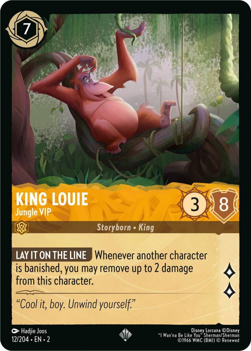 King Louie - Jungle VIP (12/204) [Rise of the Floodborn] | North Valley Games