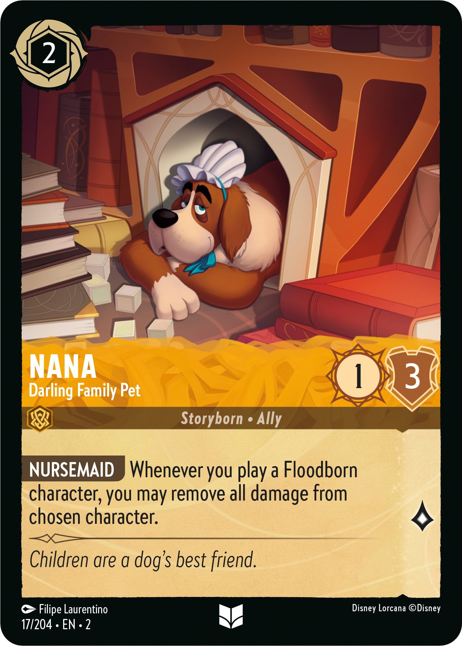 Nana - Darling Family Pet (17/204) [Rise of the Floodborn] | North Valley Games