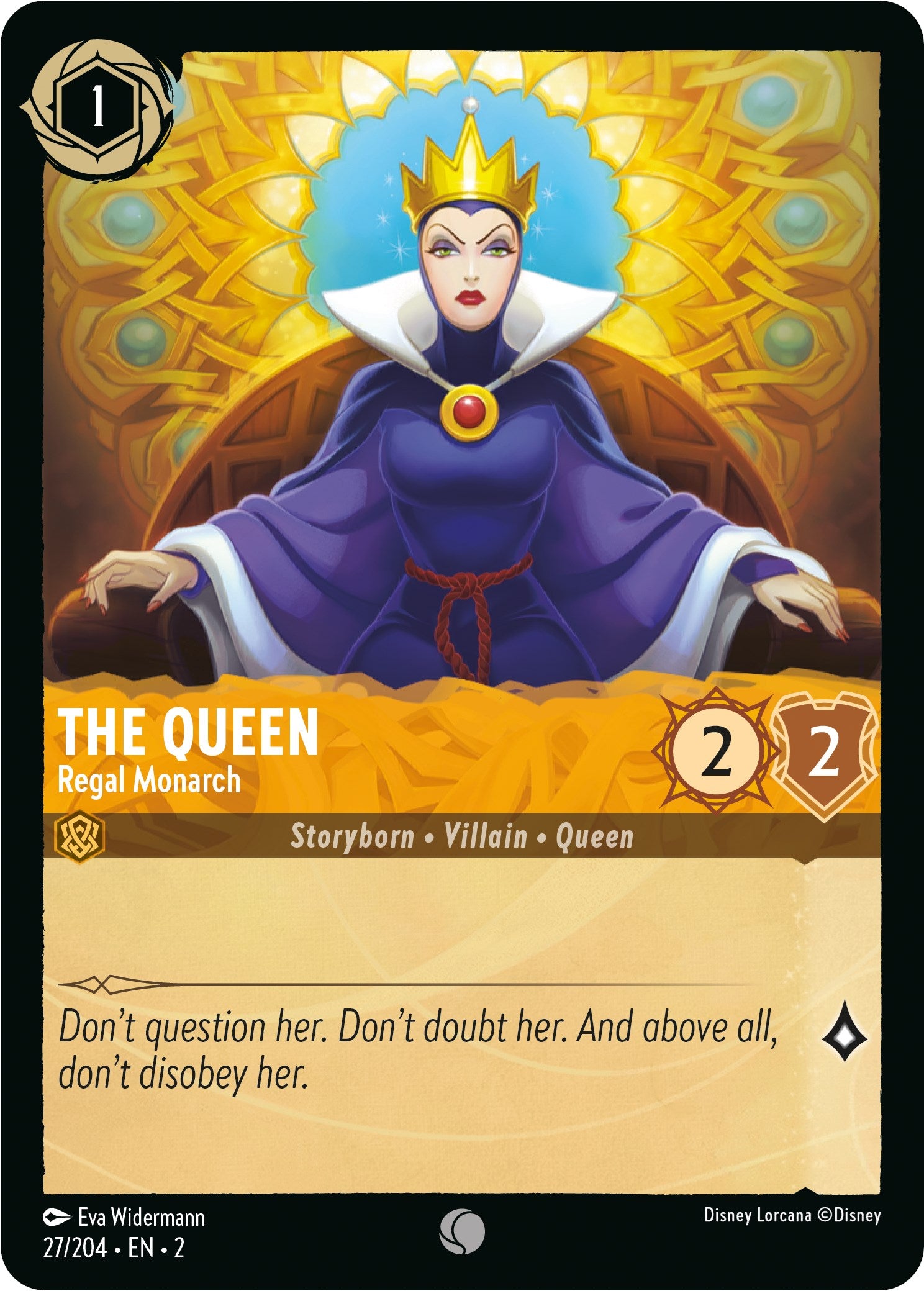 The Queen - Regal Monarch (27/204) [Rise of the Floodborn] | North Valley Games