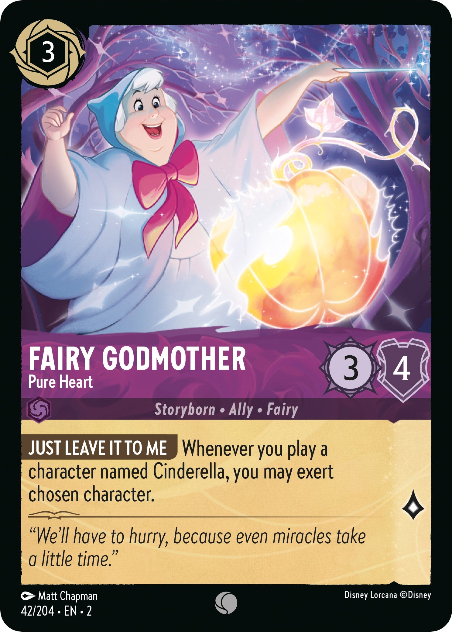 Fairy Godmother - Pure Heart (42/204) [Rise of the Floodborn] | North Valley Games