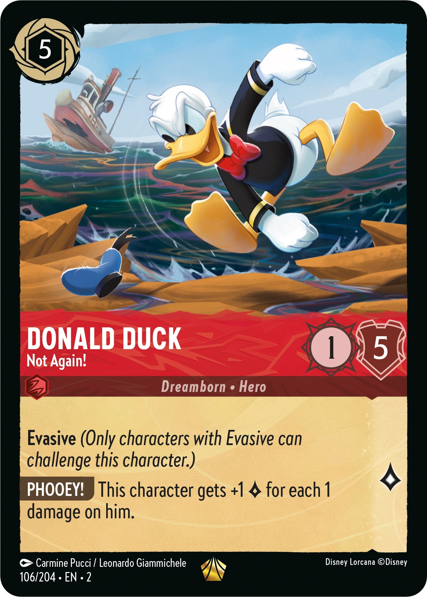 Donald Duck - Not Again! (106/204) [Rise of the Floodborn] | North Valley Games
