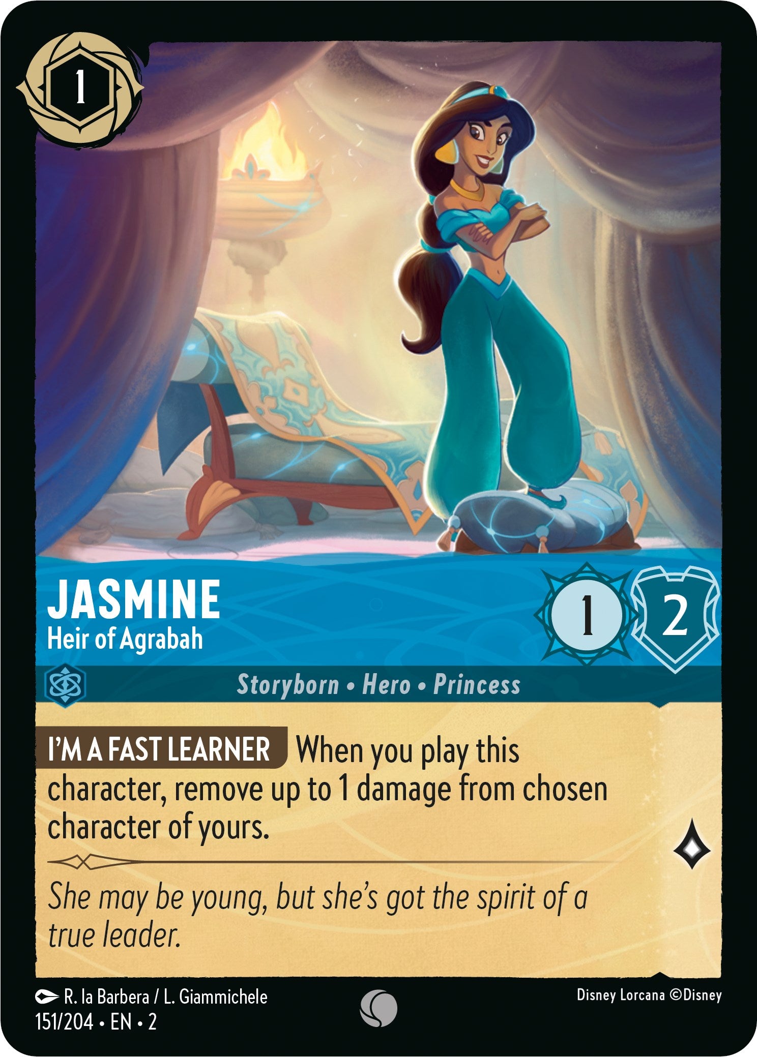 Jasmine - Heir of Agrabah (151/204) [Rise of the Floodborn] | North Valley Games
