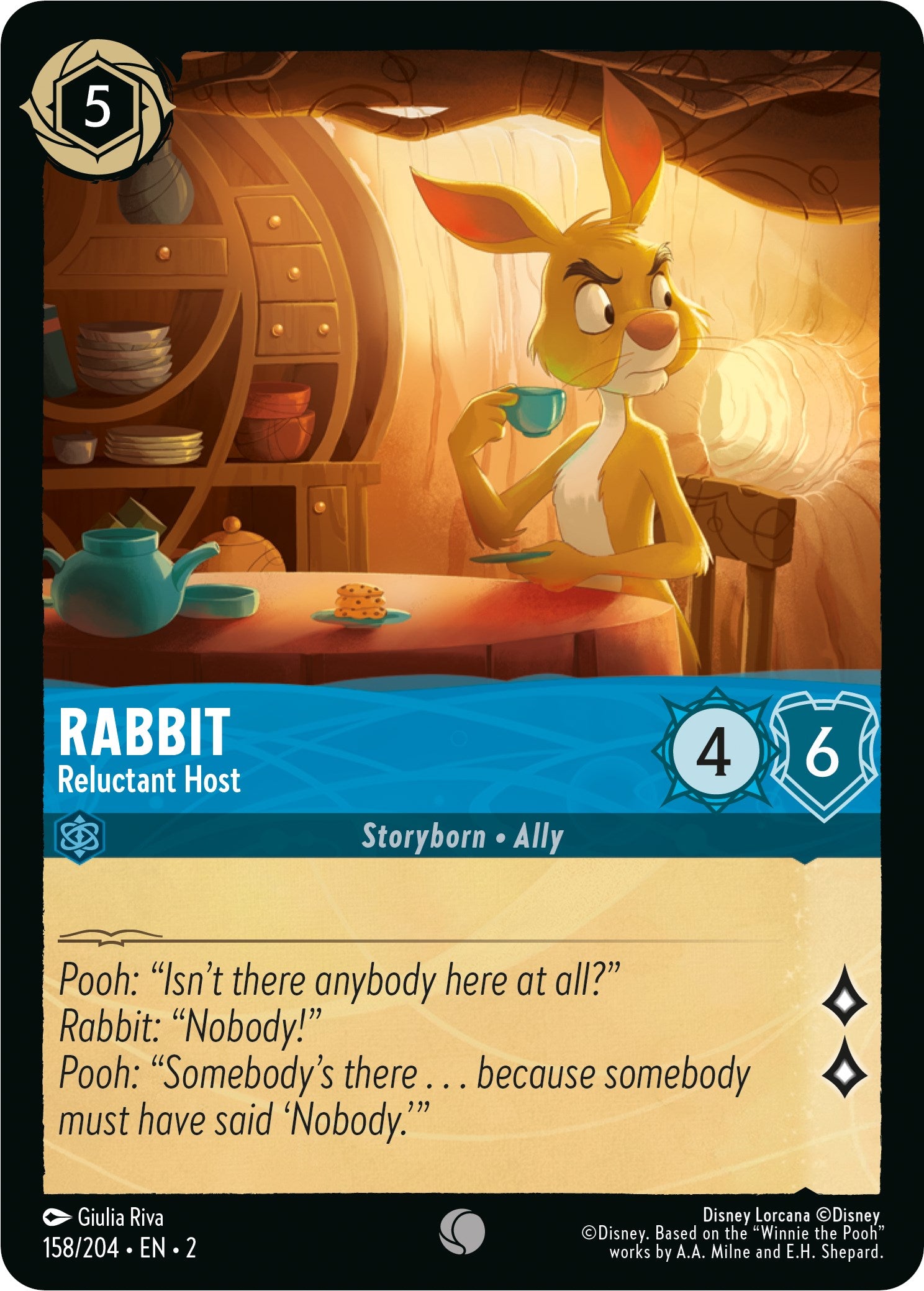 Rabbit - Reluctant Host (158/204) [Rise of the Floodborn] | North Valley Games
