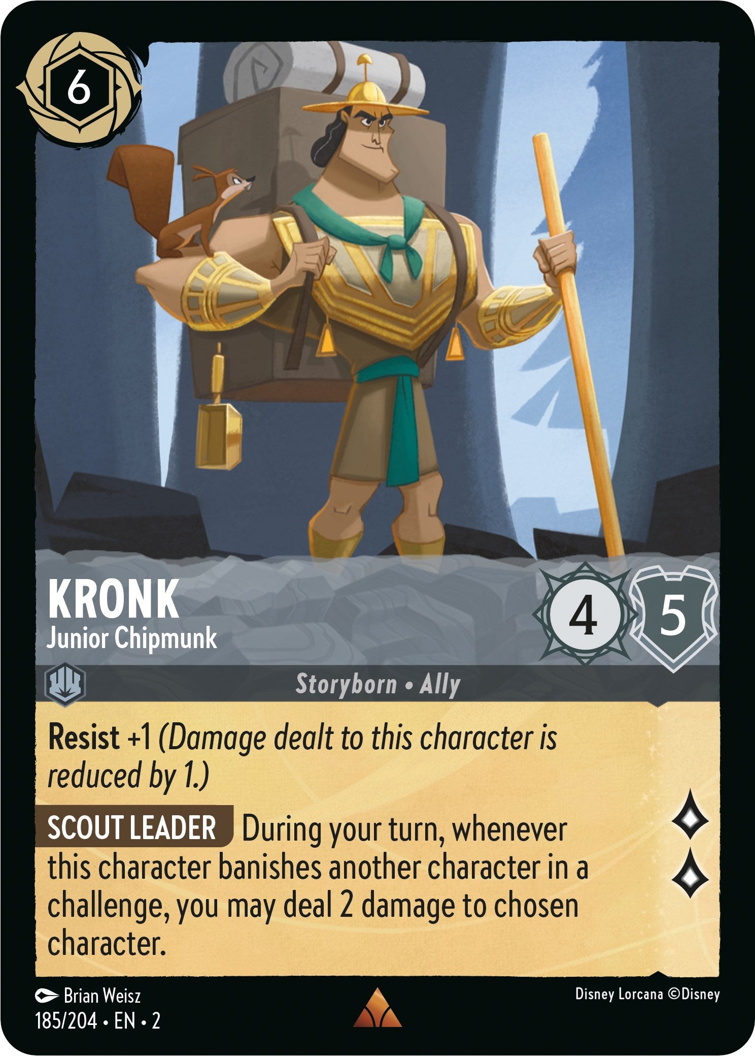 Kronk - Junior Chipmunk (185/204) [Rise of the Floodborn] | North Valley Games