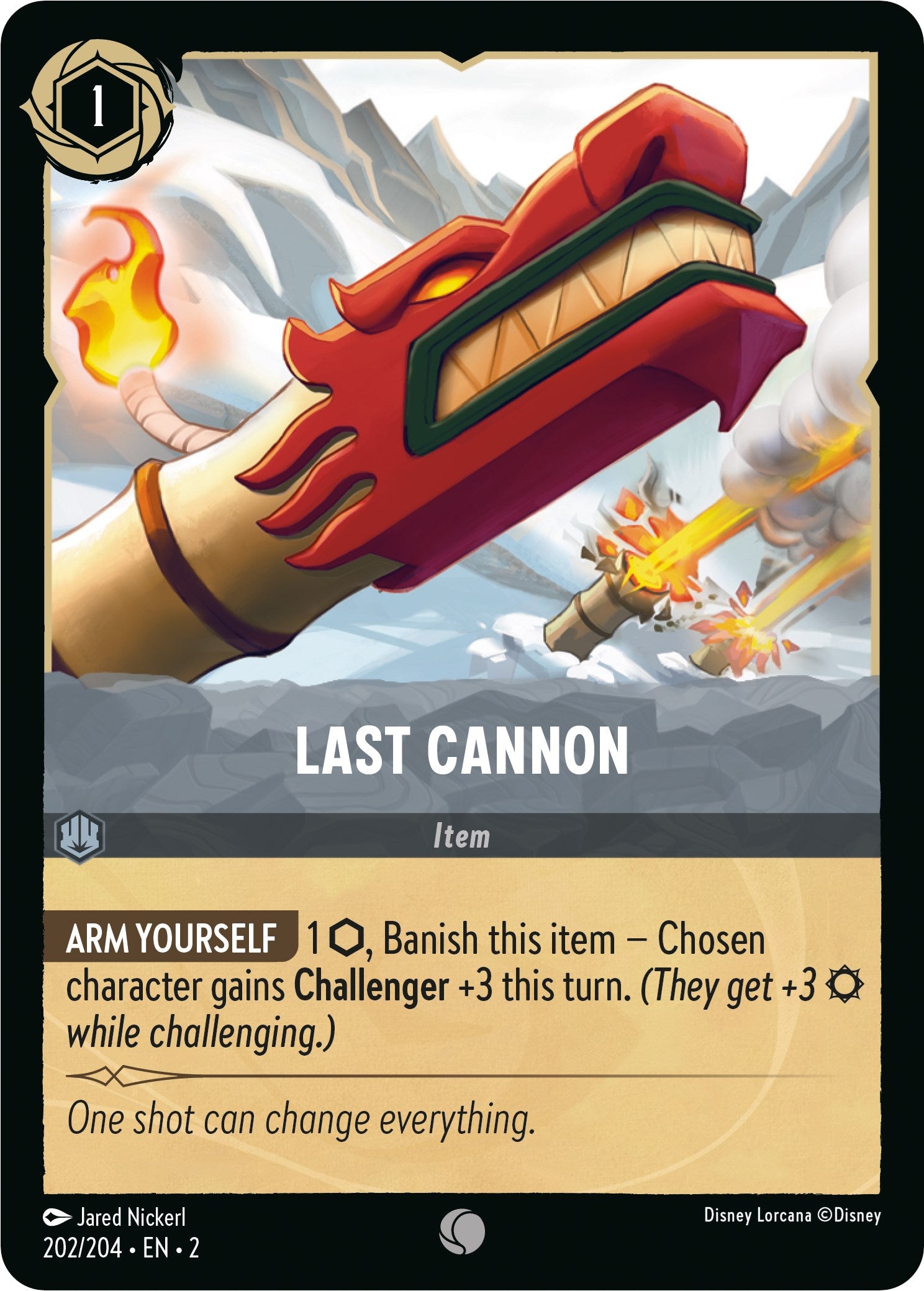 Last Cannon (202/204) [Rise of the Floodborn] | North Valley Games