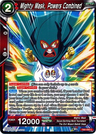 Mighty Mask, Powers Combined (TB2-008) [Revision Pack 2020] | North Valley Games