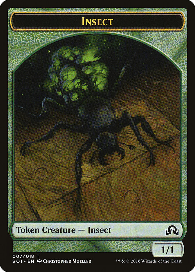 Insect Token [Shadows over Innistrad Tokens] | North Valley Games
