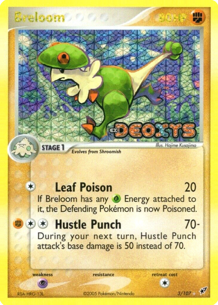Breloom (3/107) (Stamped) [EX: Deoxys] | North Valley Games