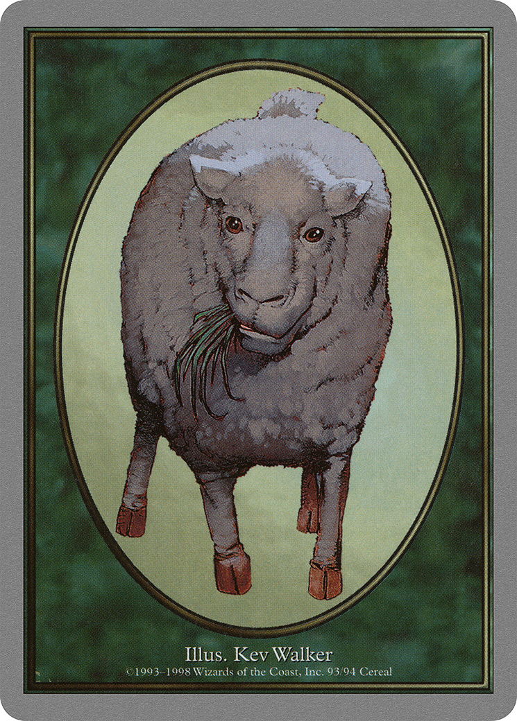 Sheep Token [Dominaria Remastered Tokens] | North Valley Games