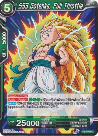 SS3 Gotenks, Full Throttle (DB3-063) [Giant Force] | North Valley Games