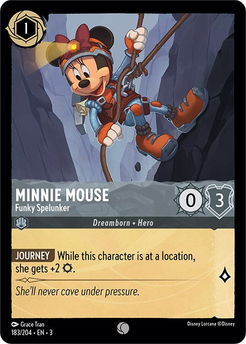 Minnie Mouse - Funky Spelunker (183/204) [Into the Inklands] | North Valley Games