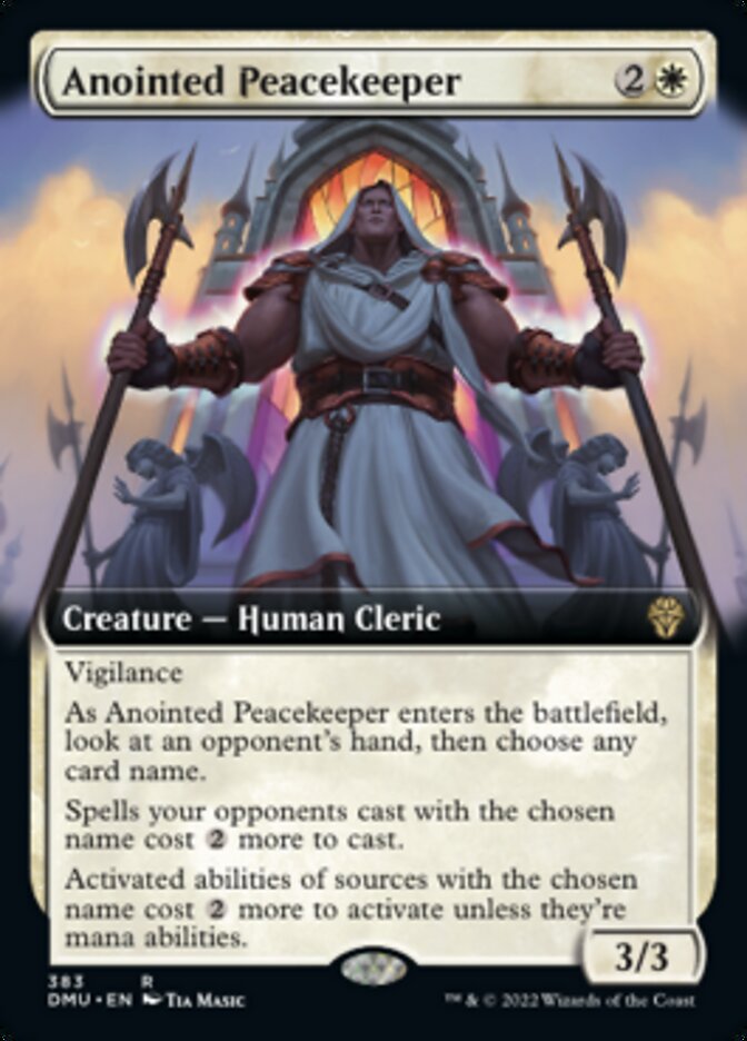Anointed Peacekeeper (Extended Art) [Dominaria United] | North Valley Games