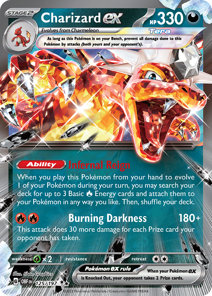 Charizard ex (125/197) [Scarlet & Violet: Obsidian Flames] | North Valley Games