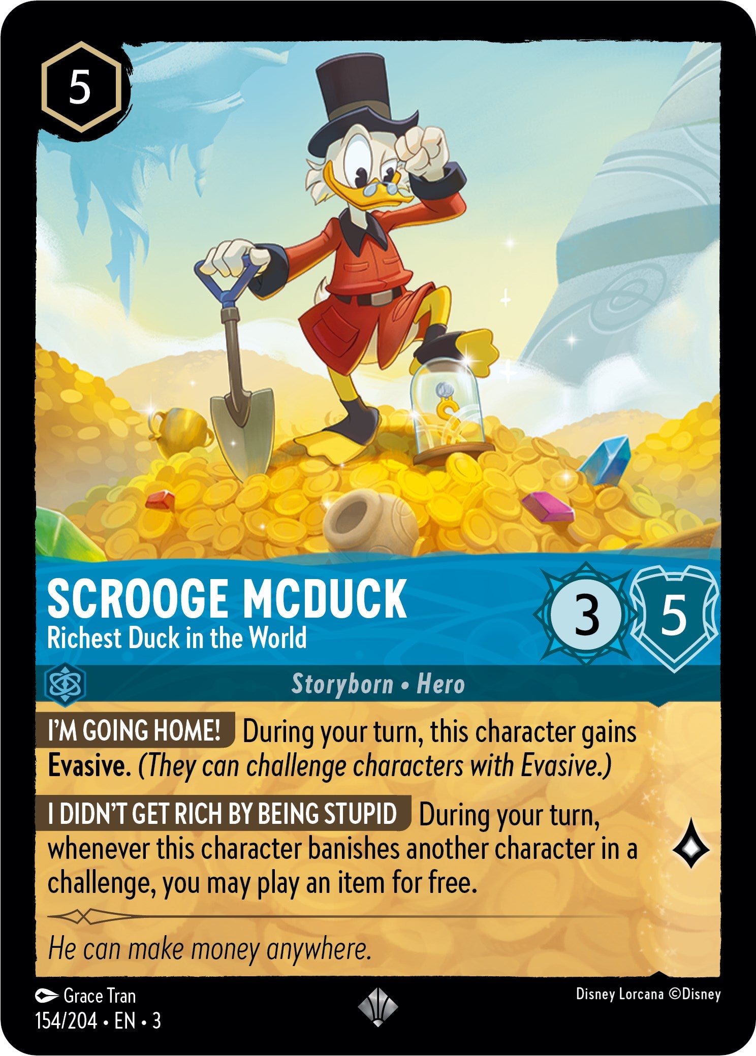 Scrooge McDuck - Richest Duck in the World (154/204) [Into the Inklands] | North Valley Games