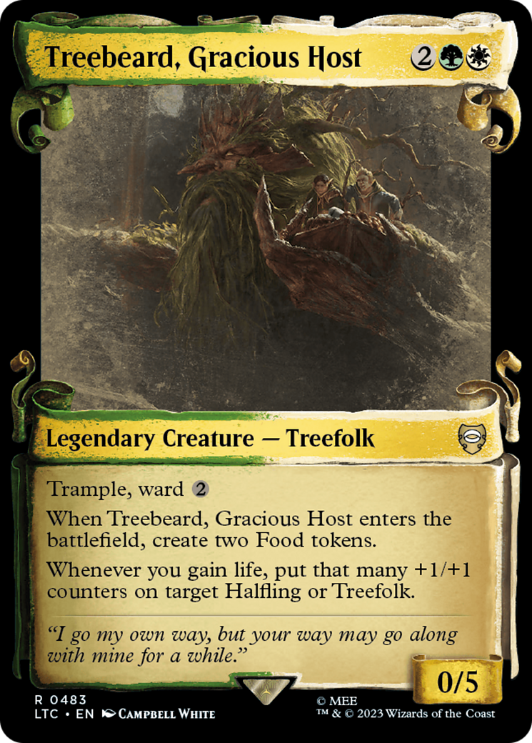 Treebeard, Gracious Host [The Lord of the Rings: Tales of Middle-Earth Commander Showcase Scrolls] | North Valley Games
