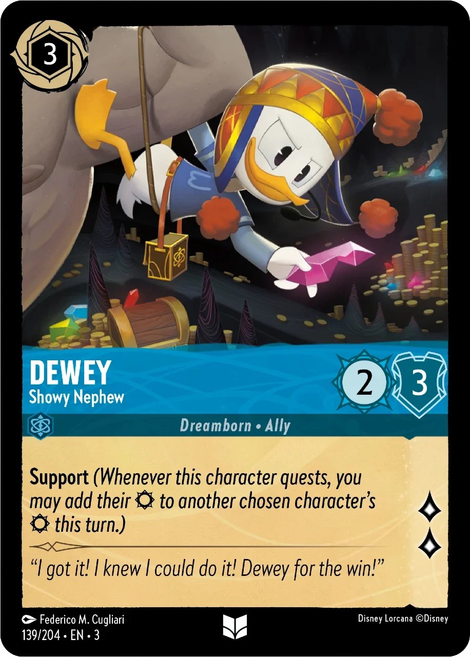 Dewey - Showy Nephew (139/204) [Into the Inklands] | North Valley Games