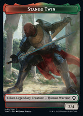 Soldier // Stangg Twin Double-Sided Token [Dominaria United Tokens] | North Valley Games