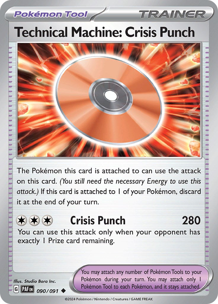Technical Machine: Crisis Punch (090/091) [Scarlet & Violet: Paldean Fates] | North Valley Games