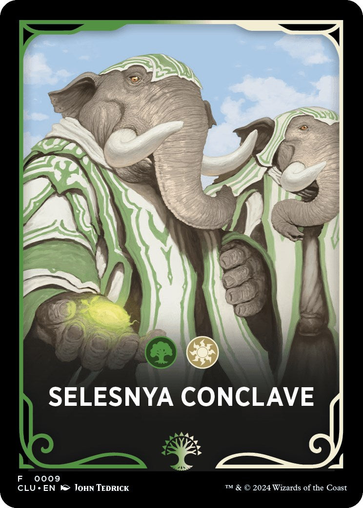 Selesnya Conclave Theme Card [Ravnica: Clue Edition Tokens] | North Valley Games
