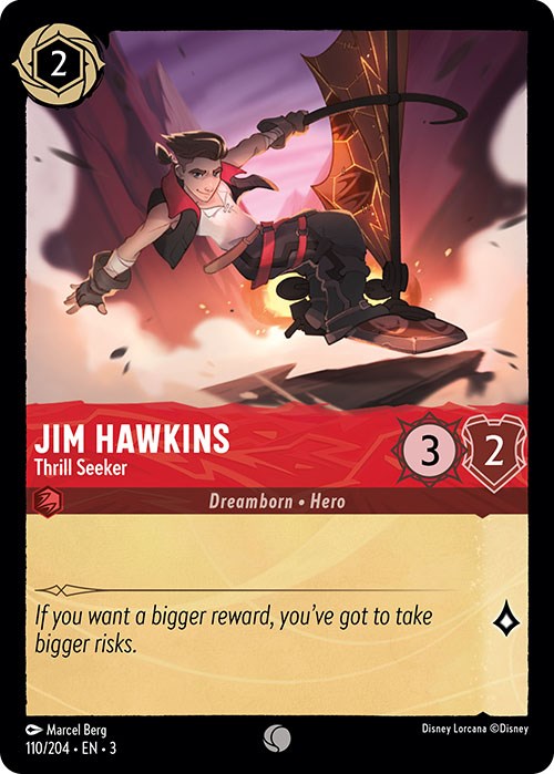 Jim Hawkins - Thrill Seeker (110/204) [Into the Inklands] | North Valley Games