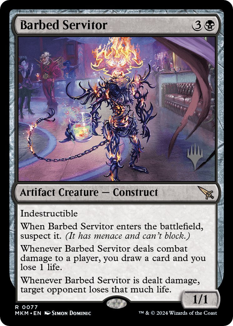 Barbed Servitor (Promo Pack) [Murders at Karlov Manor Promos] | North Valley Games