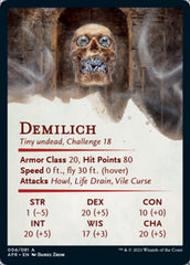 Demilich Art Card [Dungeons & Dragons: Adventures in the Forgotten Realms Art Series] | North Valley Games