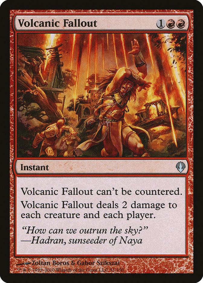 Volcanic Fallout [Archenemy] | North Valley Games