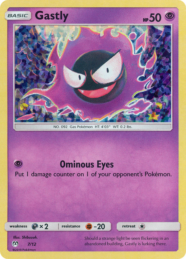 Gastly (7/12) [McDonald's Promos: 2019 Collection] | North Valley Games