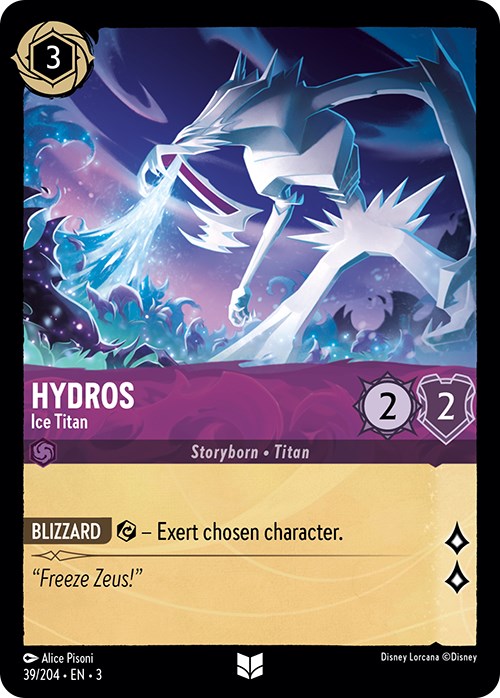 Hydros - Ice Titan (39/204) [Into the Inklands] | North Valley Games