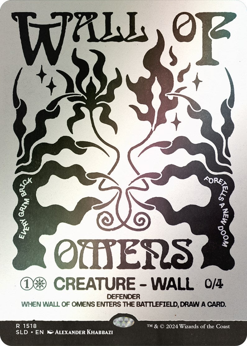 Wall of Omens (Rainbow Foil) [Secret Lair Drop Series] | North Valley Games