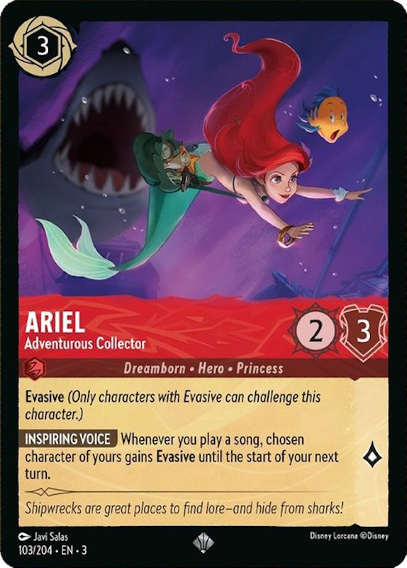 Ariel - Adventurous Collector (103/204) [Into the Inklands] | North Valley Games