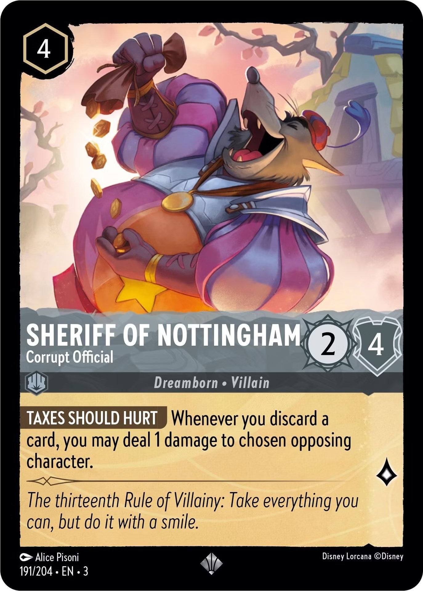 Sheriff of Nottingham - Corrupt Official (191/204) [Into the Inklands] | North Valley Games