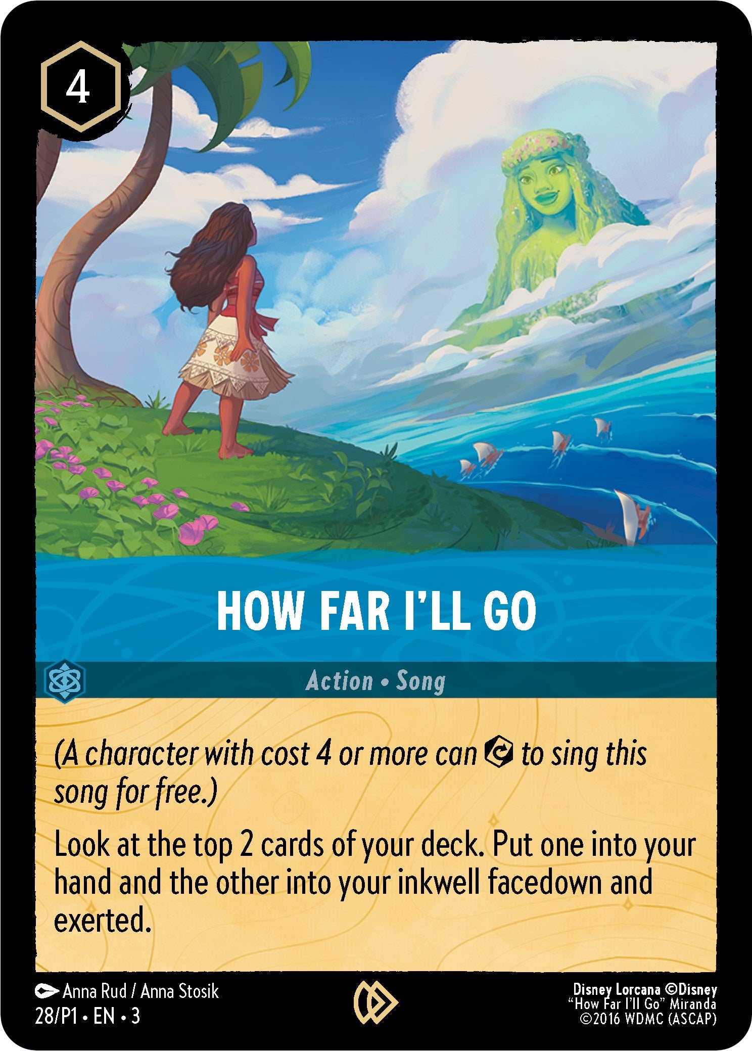 How Far I'll Go (28) [Promo Cards] | North Valley Games