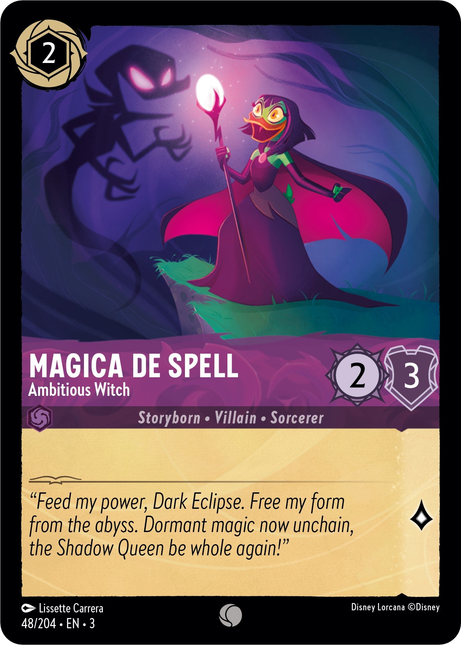 Magica De Spell - Ambitious Witch (48/204) [Into the Inklands] | North Valley Games
